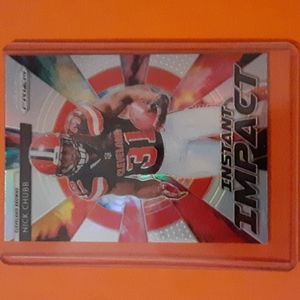 Nick Chubb 2018 Panini card